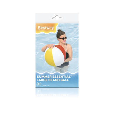 Надувной пляжный мяч Summer Essential 61см, BESTWAY, 31022, Винил, 2+, Пакет