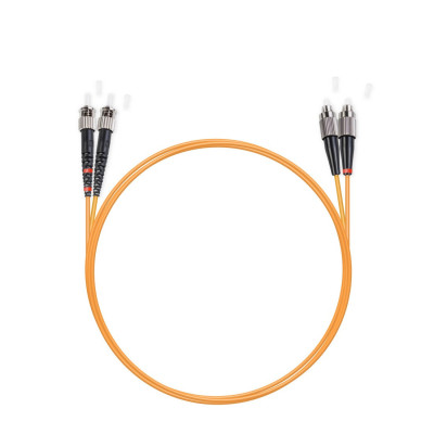Патч корд оптоволоконный,, FC/UPC-ST/UPC MM OM1 62.5/125 Duplex 3.0мм 1 м, LSZH