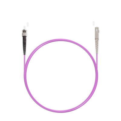 Патч корд оптоволоконный,, SC/UPC-ST/UPC MM OM3 50/125 Simplex 3.0мм 1 м, LSZH