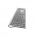 Клавиатура USB, Gembird KBW-1 KeyBoard wireless, gray