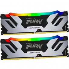 Оперативная память Kingston Fury Renegade, KF564C32RSAK2-32, DDR5, 32 GB Черный-Серебристый 