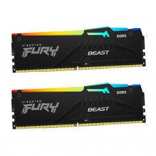 Оперативная память Kingston Fury Beast RGB (AMD), KF556C36BBEAK2-32, DDR5, 32 GB 