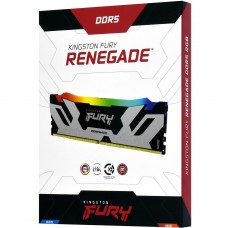 Оперативная память Kingston Fury Renegade, KF564C32RSAK2-32, DDR5, 32 GB Черный-Серебристый 