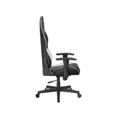 Игровое компьютерное кресло, DX Racer, GC/LPF24LTC/NW, Prince series, Рекомендуемый рост: до 180 см, Рекомендуемый вес: до 90 кг, Эко-кожа, Угол наклона до 135°, 2D подлокотники, Нейлоновая основа кресла, Механизм качания: топ-ган, Черно-белый