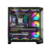 Компьютерный корпус, Formula V, Crystal Z6 Floe Black, ATX/micro ATX, USB Type C/3.0*2, HD-Audio, Кулер 4*120мм Floe ARPW, Высота процессорного кулера до 165мм, Длина VGA до 410мм, 2*3.5"/2*2.5", Толщина 0,6мм, 425x280x435мм, Без Б/П, Чёрный