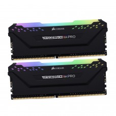 Оперативная память Corsair Vengeance RGB PRO, CMW16GX4M2C3200C16, DDR4, 16 GB, black 