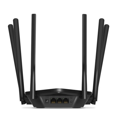 Маршрутизатор, Mercusys, MR50G, 802.11a/b/g/n/ac, AC1900, 600 Мбит/с на 2,4 ГГц, 1300 Мбит/с на 5 ГГц, 1 гигабитный порт WAN, 2 гигабитных порта LAN