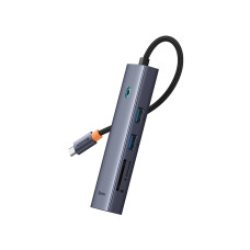 Док-станция Baseus UltraJoy Series 7-Port HUB Docking Station Space Grey Док-станция Baseus UltraJoy Series 7-Port HUB Docking Station Space Grey