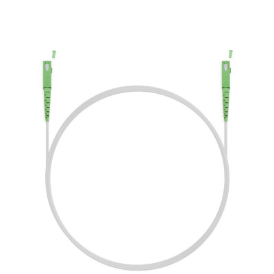 Абонентский FTTH Патч Корд,, SС/APC-SC/APC, SM, G657, 20 м, Для внутр. прокладки, Белый, LSZH