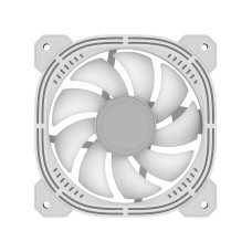 Кулер для компьютерного корпуса, Formula V, Nulight 12WH ARPW, 120мм ARGB, 450-1500±10% об/м, 45,03 CFM, 25.34 dB(A), ARBG 3pin +PWM 4pin, 120х120х25мм, Белый