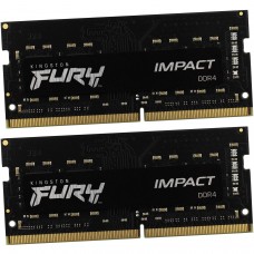 Оперативная память для ноутбука Kingston Fury Impact, KF432S20IBK2/32, DDR4, 32 GB 