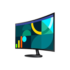 Монитор, Samsung, LS27D364GAIXCI, Essential S3 FHD, 27", Изогнутый, 1920x1080, VA, 100 Гц, 16:9, 250 кд/м2, 3000:1, 4 мс, 178/178, 16.7 млн., VGA*1, HDMI*1, Аудиопорт*1, VESA 75*75 мм, кабель HDMI в комплекте, Чёрный