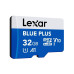 Карта памяти Lexar Blue plus LMSBLPL032G-BNANG 32GB + адаптер Карта памяти Lexar Blue plus LMSBLPL032G-BNANG 32GB + адаптер