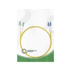Патч корд оптоволоконный,, LC/APC-LC/UPC SM 9/125 Duplex 2.0мм 1 м, LSZH