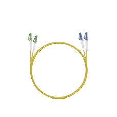 Патч корд оптоволоконный,, LC/APC-LC/UPC SM 9/125 Duplex 2.0мм 1 м, LSZH