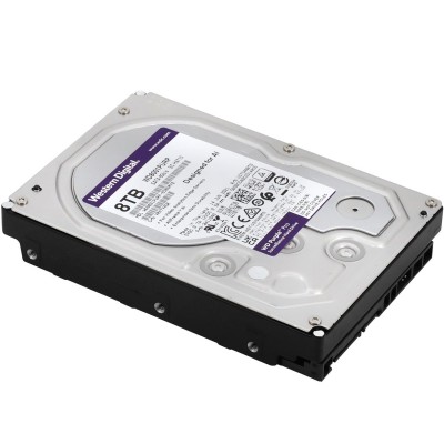 Жесткий диск Western Digital Purple, 8000 GB HDD SATA Pro WD8001PURP, 7200rpm, 256MB cache, SATA