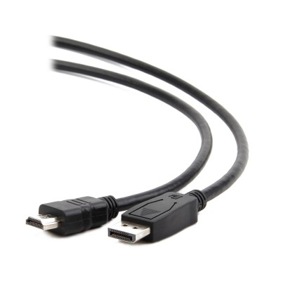 Кабель SVGA, DisplayPort to HDMI, 1.0m, Cablexpert CC-DP-HDMI-1M Cable