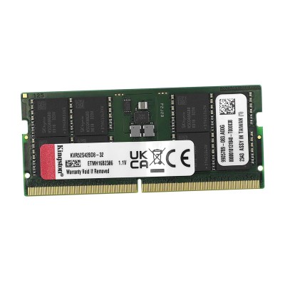 Оперативная память для ноутбука, Kingston, KVR52S42BD8-32, DDR5, 32 GB SO-DIMM <5200MHz> CL42 Оперативная память для ноутбука, Kingston, KVR52S42BD8-32, DDR5, 32 GB SO-DIMM <5200MHz> CL42