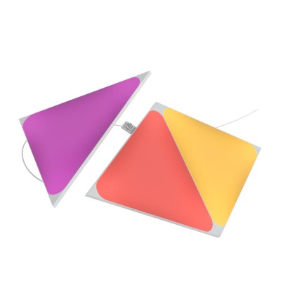 Дополнительные панели Nanoleaf Shapes, Triangles, 3 треугольника Smart lighting Expansion Pack (NL47-0001TW-PK), White, 3 Pack