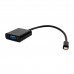 Конвертер mDP m -> D-Sub f, Cablexpert A-mDPM-VGAF-02 Converter, MiniDisplayPort (VGA) A-M-VGAF-02, black