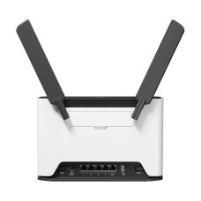 Точка доступа, MikroTik, S53UG+5HaxD2HaxD-TC&RG650E-EU, Chateau 5G R17 ax, RouterOS v7, 802.11a/b/g/n/ax, 2,4 ГГц/5ГГц, AX1800, Wi-Fi 6, 1 Modem (Micro SIM), 4x10/100/1000, 1x2.5G