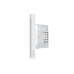 Настенный выключатель двухклавишный, Aqara, Smart Wall Switch H1 (With Neutral, Double Rocker), WS-EUK04, 86 х 86 х 37,55 мм, Zigbee 3.0, 100 - 250 В~, 50/60 Гц, Максимальная нагрузка: 2000 Вт, 0°С…+40°С, Для работы устройства требуется Центр умного дома 