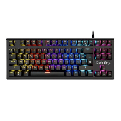 Клавиатура USB, Defender DARK ARTS GK-375 RU, black, (45375) KeyBoard