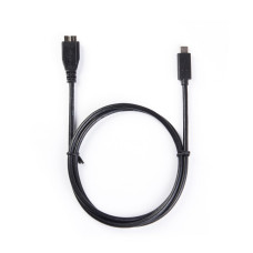 Интерфейсный кабель, SHIP, USB308-1P, MICRO-B USB на USB-C 3.1, Пол. пакет, 1 м, Чёрный