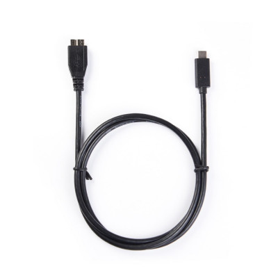 Интерфейсный кабель, SHIP, USB308-1P, MICRO-B USB на USB-C 3.1, Пол. пакет, 1 м, Чёрный