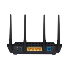 Сетевой маршрутизатор со встроенной беспроводной точкой доступа, ASUS, RT-AX58U, 802.11a/b/g/n/ac/ax, AX3000, External antenna x4, MU-MIMO, OFDMA, Beamforming, 1x10/100/1000T WAN, 4x10/100/1000T LAN, USB 3.1 Gen 1 x 1