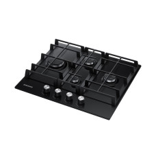 Газовая варочная панель, Samsung, NA64H3010BK/WT, WOK решётка, 60 см, Черный