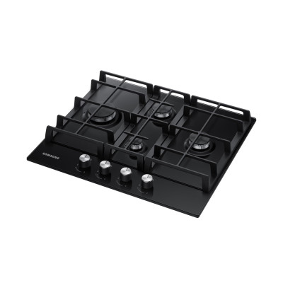 Газовая варочная панель, Samsung, NA64H3010BK/WT, WOK решётка, 60 см, Черный
