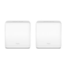Маршрутизатор, Mercusys, Halo H30G(2-pack), Wi-Fi 5, 802.11a/b/g/n/ac, 2,4 ГГц/5 ГГц, AC1300, 2 порта 10/100/1000M WAN/LAN, Домашняя Mesh Wi-Fi система (2 модуля в комплекте)
