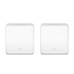 Маршрутизатор, Mercusys, Halo H30G(2-pack), Wi-Fi 5, 802.11a/b/g/n/ac, 2,4 ГГц/5 ГГц, AC1300, 2 порта 10/100/1000M WAN/LAN, Домашняя Mesh Wi-Fi система (2 модуля в комплекте)