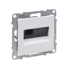 Информационная розетка одинарная, Legrand Suno, 721150, RJ45 Кат.5e UTP Белый