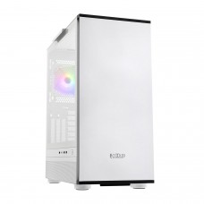 Корпус ATX midi tower PCCooler, MASTER IE200W, (без БП), white 