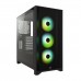 Корпус ATX midi tower Corsair, iCUE 4000X RGB CC-9011204-WW840006626633, (без БП), черный Case CC-9011204-WW, black