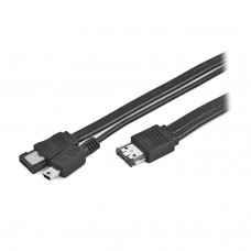 Кабель eSATA to eSATA/miniUSB, Gembird CC-ESATAP-ESATA-USB5P-1M 