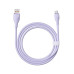 Интерфейсный кабель, Baseus, Pudding (P10355703511-B1), USB to Type-C, 100W, 1.2m, Фиолетовый Интерфейсный кабель, Baseus, Pudding (P10355703511-B1), USB to Type-C, 100W, 1.2m, Фиолетовый