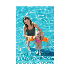 Нарукавники для плавания Summer Essential S/M 20 х 20 см, BESTWAY, 32005, Винил, 3-6, Зелёные/Оранжевые в ассортименте, Пакет