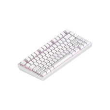 Клавиатура, Dark Project, DPKB_NOSTRA_81_ANSI_WHITE_UA, ALU81A Terra Nostra, Игровая, Механическая, 75%, g3ms Moonstone switches, USB, Подсветка RGB, Размер: 324 x 140 x 43 мм., Анг/Рус, Белый