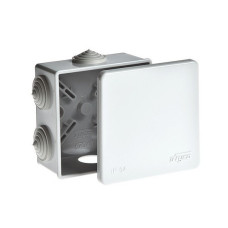 Коробка распаячная, TYCO, 67040М, для о/п, 80х80х50мм, (откид.крышка)