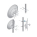 Антенна, Ubiquiti, RD-5G34, RocketDish, 34 dBi, 3 °, Параболическая, 2х2 MIMO, 5 ГГц