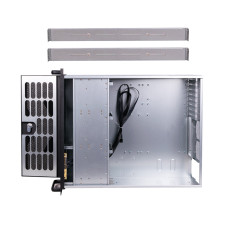 Компьютерный корпус с салазками, Delux, DLC-MU415, ATX/Micro-ATX/Mini-ITX, Высота процессорного кулера до 150мм, Длина VGA до 330мм, 10*3.5"/3*2.5, Сталь, 19" 4U, 550*430*176 мм, салазки DLA-419, Чёрный, Без Б/П, Заводская Сборка (Oригинал) Компьютерный корпус с салазками, Delux, DLC-MU415, ATX/Micro-ATX/Mini-ITX, Высота процессорного кулера до 150мм, Длина VGA до 330мм, 10*3.5"/3*2.5, Сталь, 19" 4U, 550*430*176 мм, салазки DLA-419, Чёрный, Без Б/П, Заводская Сборка (Oригинал)
