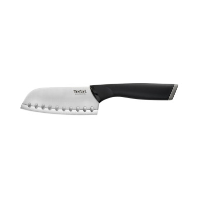 Нож сантоку, Tefal, Comfort K2213604, 12см, Материал лезвий нержавеющая сталь, Чехол, Черный