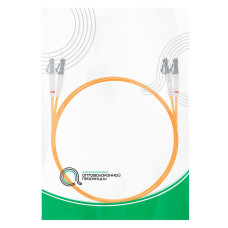 Патч корд оптоволоконный,, LC/UPC-LC/UPC MM OM2 50/125 Duplex 3.0мм 1 м, LSZH