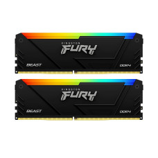 Комплект модулей памяти Kingston FURY Beast RGB KF432C16BB12AK2/32 DDR4 32GB (Kit 2x16GB) 3200MHz Комплект модулей памяти Kingston FURY Beast RGB KF432C16BB12AK2/32 DDR4 32GB (Kit 2x16GB) 3200MHz