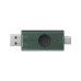 USB-накопитель, Kingston, DTDEG2/128GB, 128GB, USB-A / USB-C, Зеленый