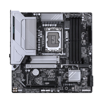 Материнская плата, Gigabyte, B860M GAMING X WIFI6E (4719331867133), LGA1851, iB860, 4xDDR5 5600/6400/9200(OC), 4xSATA3, Raid, 2xM.2 (PCI-E 4.0x4/x2), 1хDP, 1xHDMI, 1xUSB4(R) USB Type-C(R) port, 2xPCI-Ex16, WiFi, mATX