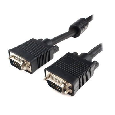 Кабель SVGA 15m/15m, Cablexpert CC-PPVGA-20M-B, 20м Cable (for KVM - switch box), экранированный